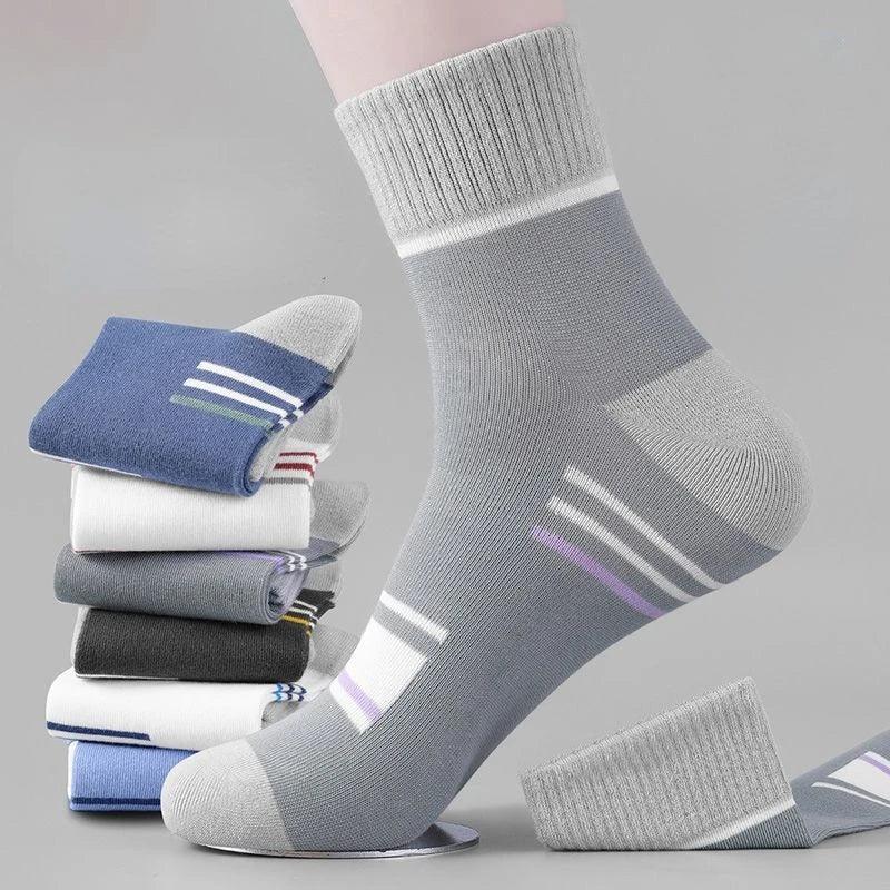 10 Pairs Men'S Pure Cotton Socks - go do best