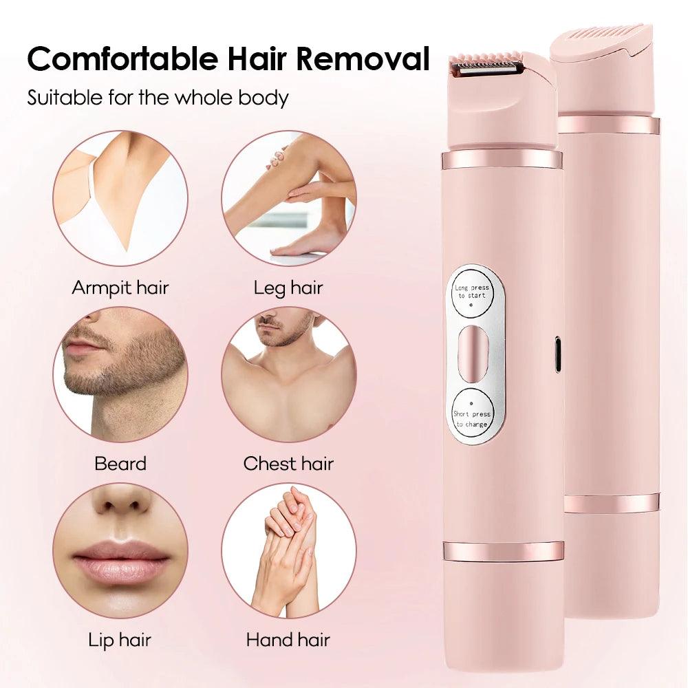 2-in-1 Electric Shaver for Women - go do best