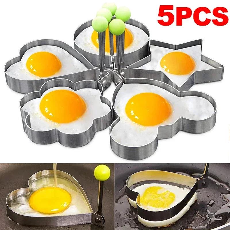 New Stainless Steel Fried Egg Mold Heart Pancake Maker - go do best