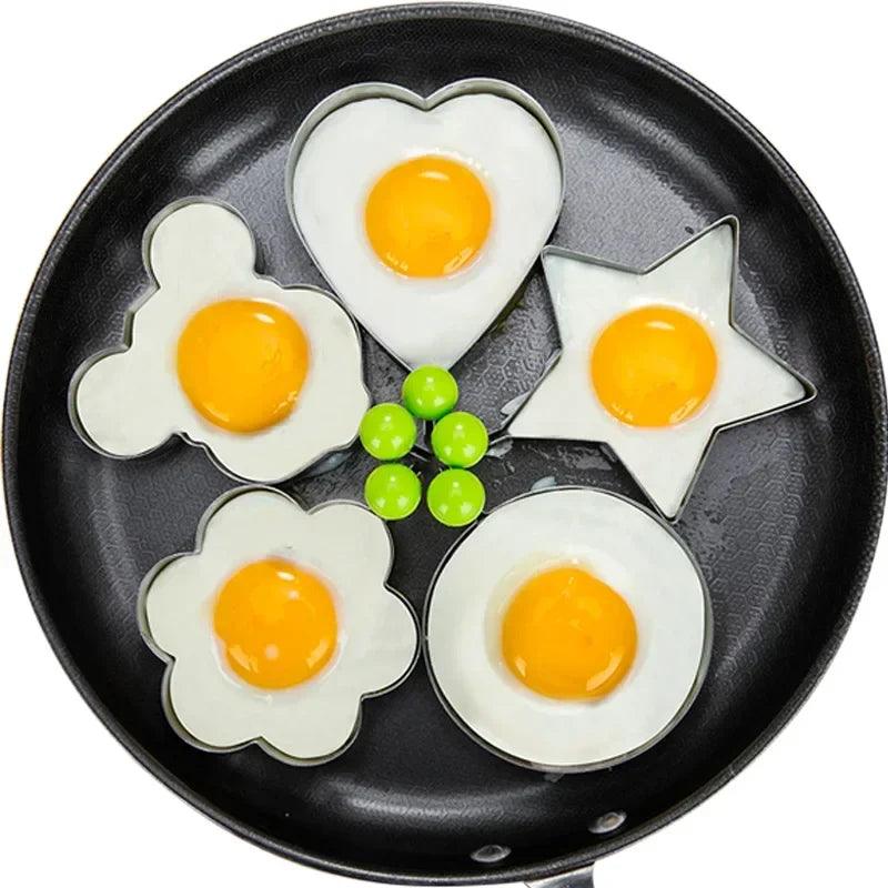 New Stainless Steel Fried Egg Mold Heart Pancake Maker - go do best