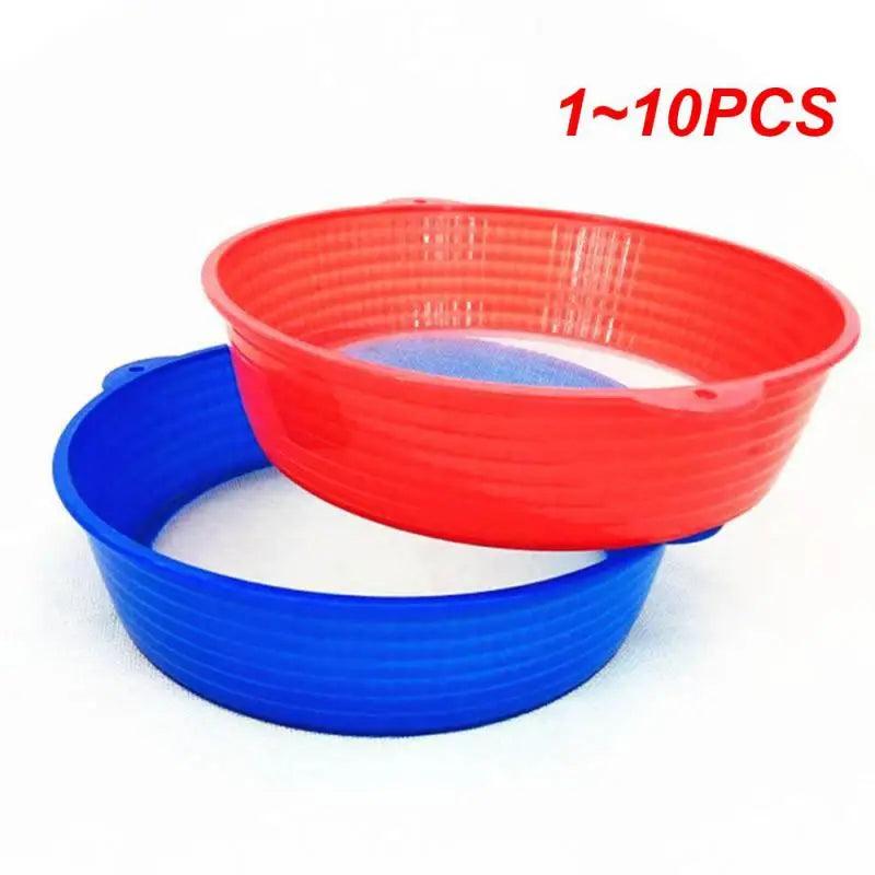 1~10PCS Round shape plastic flour sifter - go do best