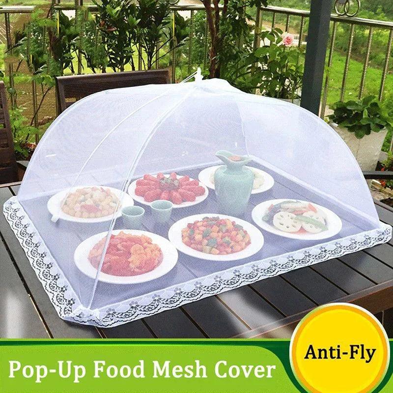 Food Mesh Cover Folding Food Cover Tent - go do best