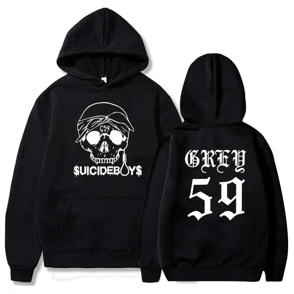 G59 Hoodie Suicideboys Merch Vintage Style Sweatshirt Gift for Suicideboys Fan Pullover Tops Streetwear - go do best