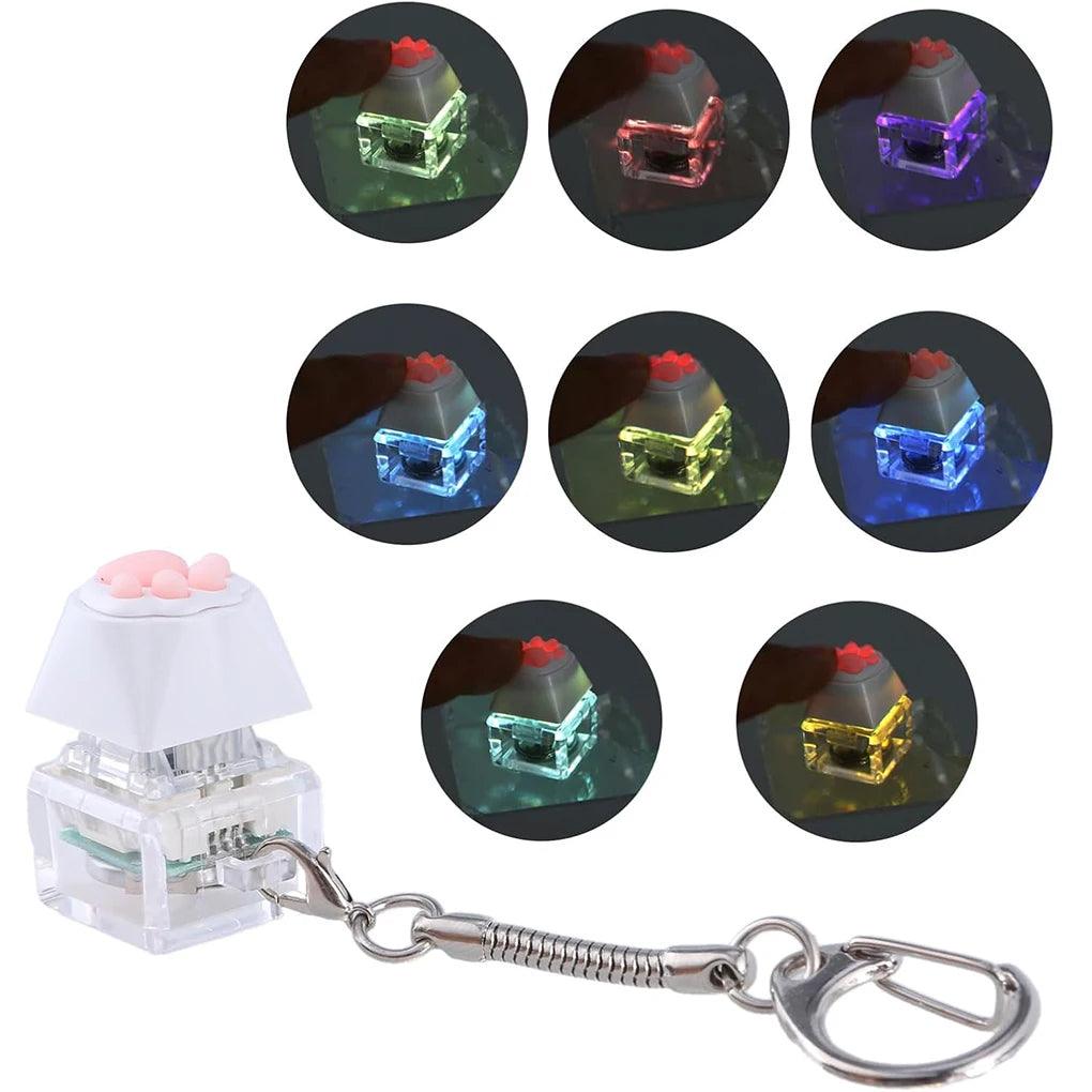 Keycap Clicker Key Chain Cats Paws - go do best