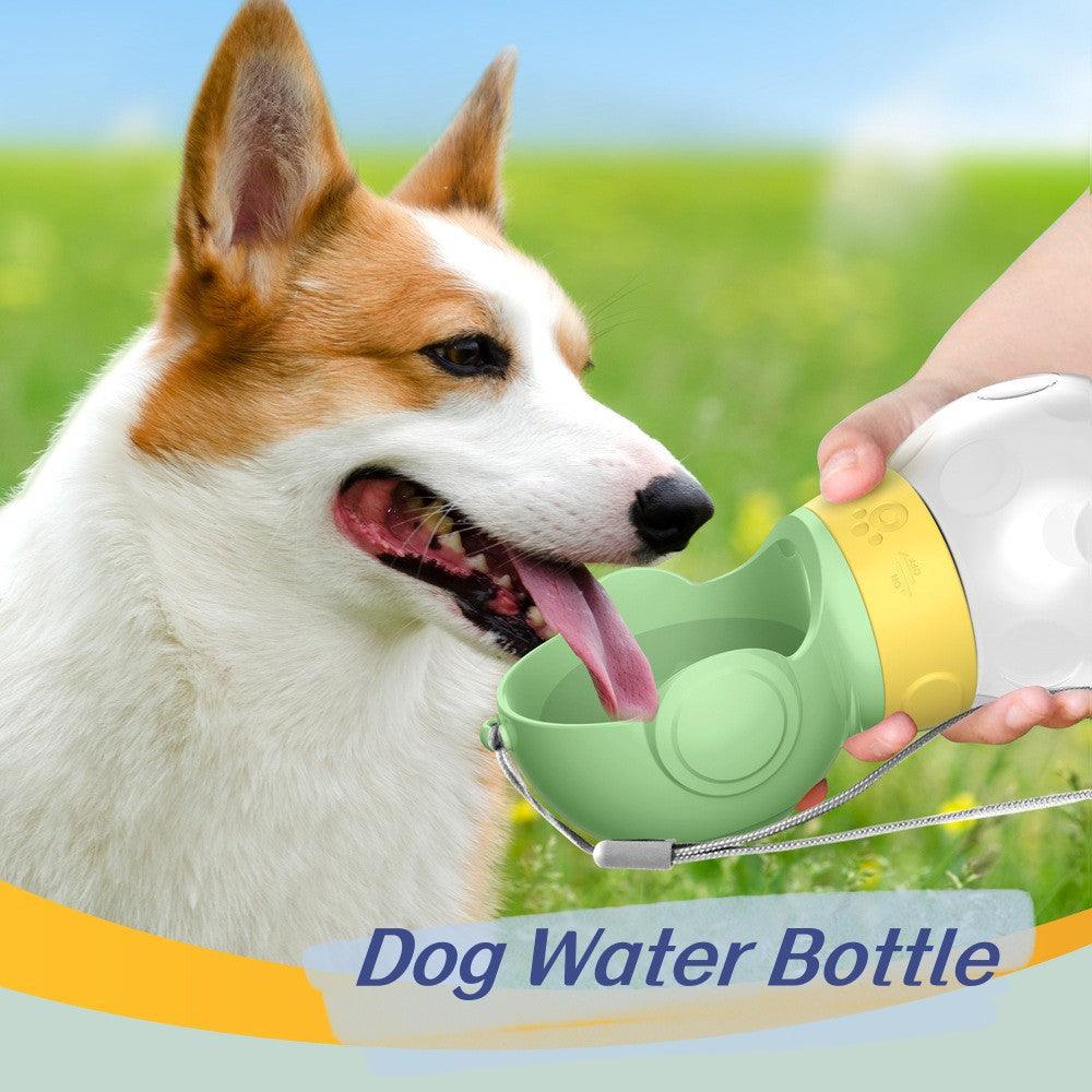 Dog Water Bottle Portable Travel Pet Drinker Leak Proof Dog Bowl Food Cat Fountain Outdoor Walking Drinking Bottle Dogs Feeder - go do best